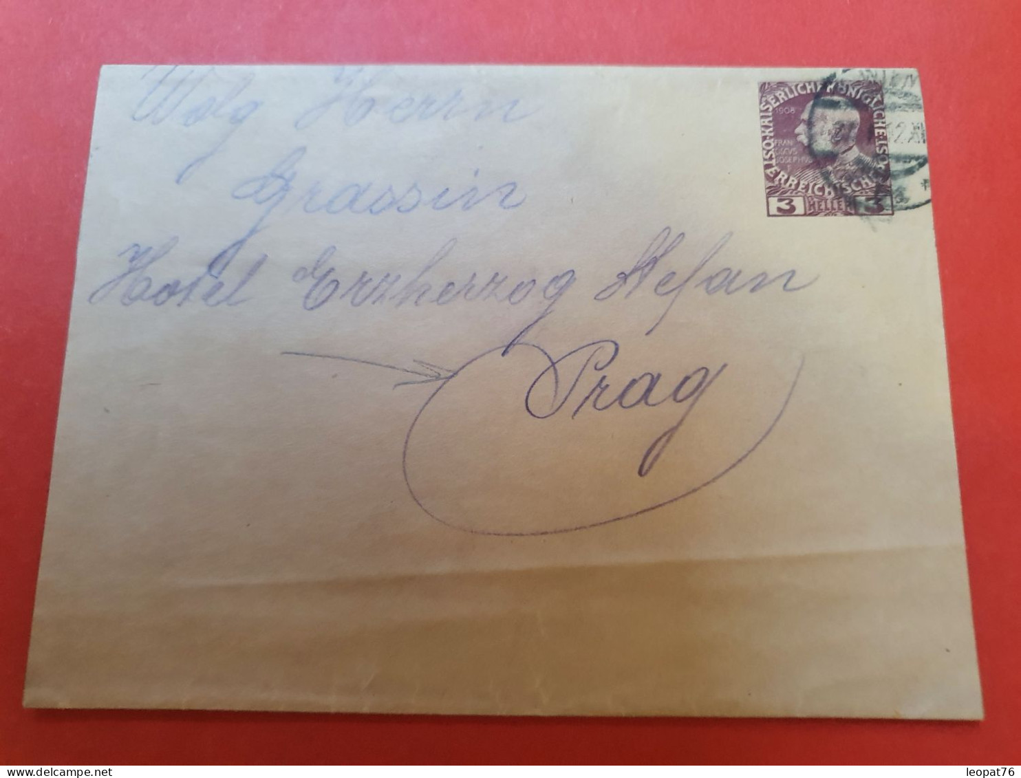 Autriche - Entier Postal De Wien Pour Prag - D 211 - Bandes Pour Journaux