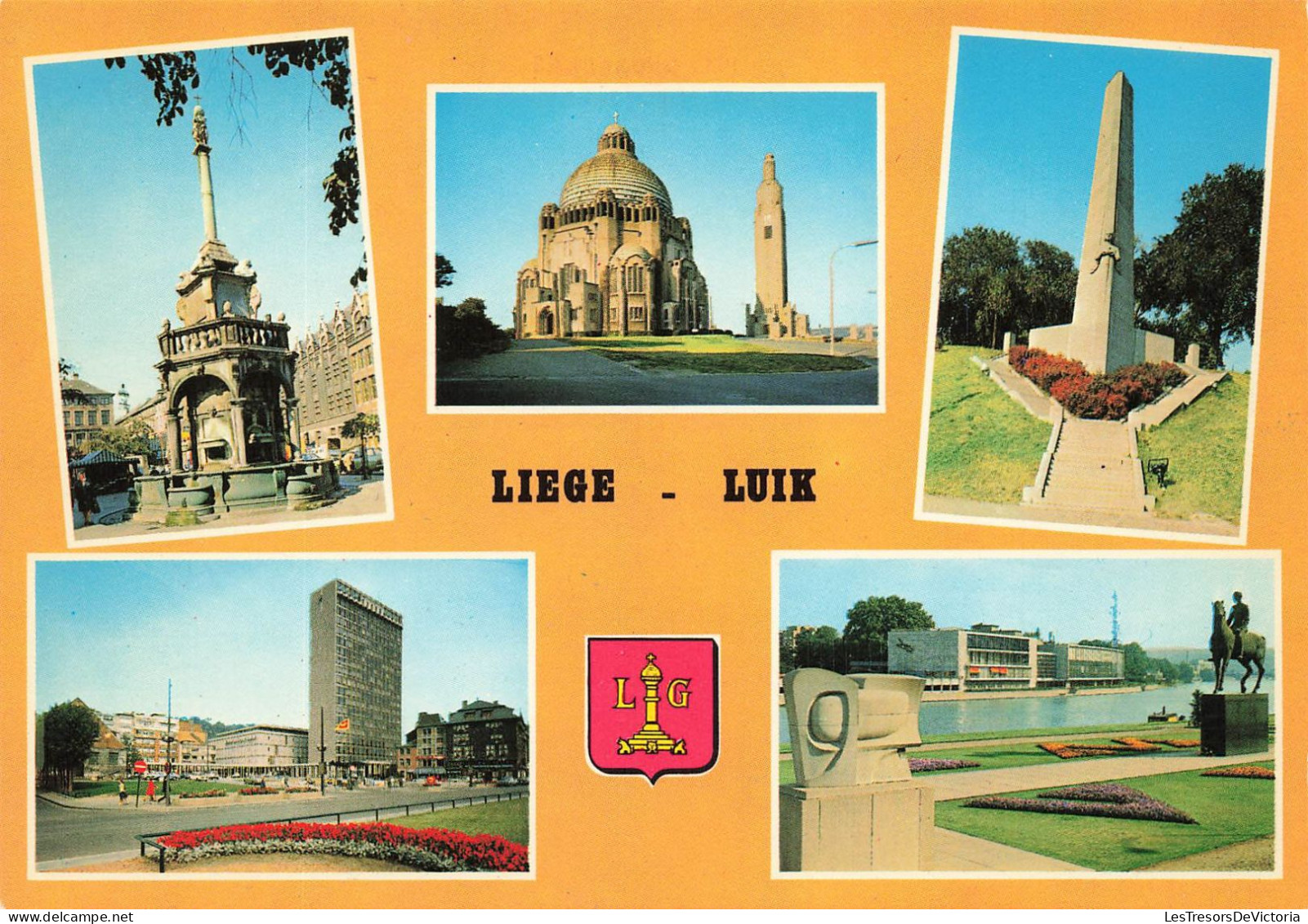 BELGIQUE - Liège - Le Perron - Palais Des Congrès - Mémorial Interallié - Carte Postale Récente - Liège