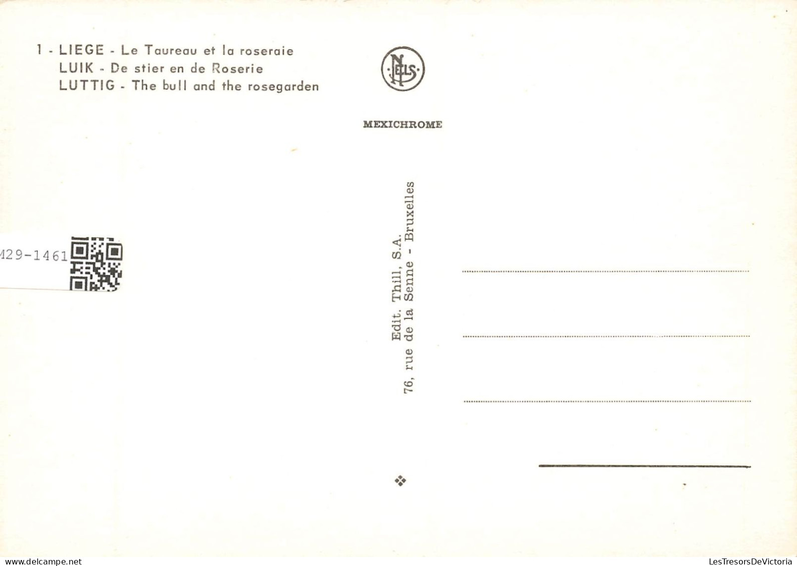 BELGIQUE - Liège - Le Taureau Et La Roseraie - Carte Postale Récente - Liège