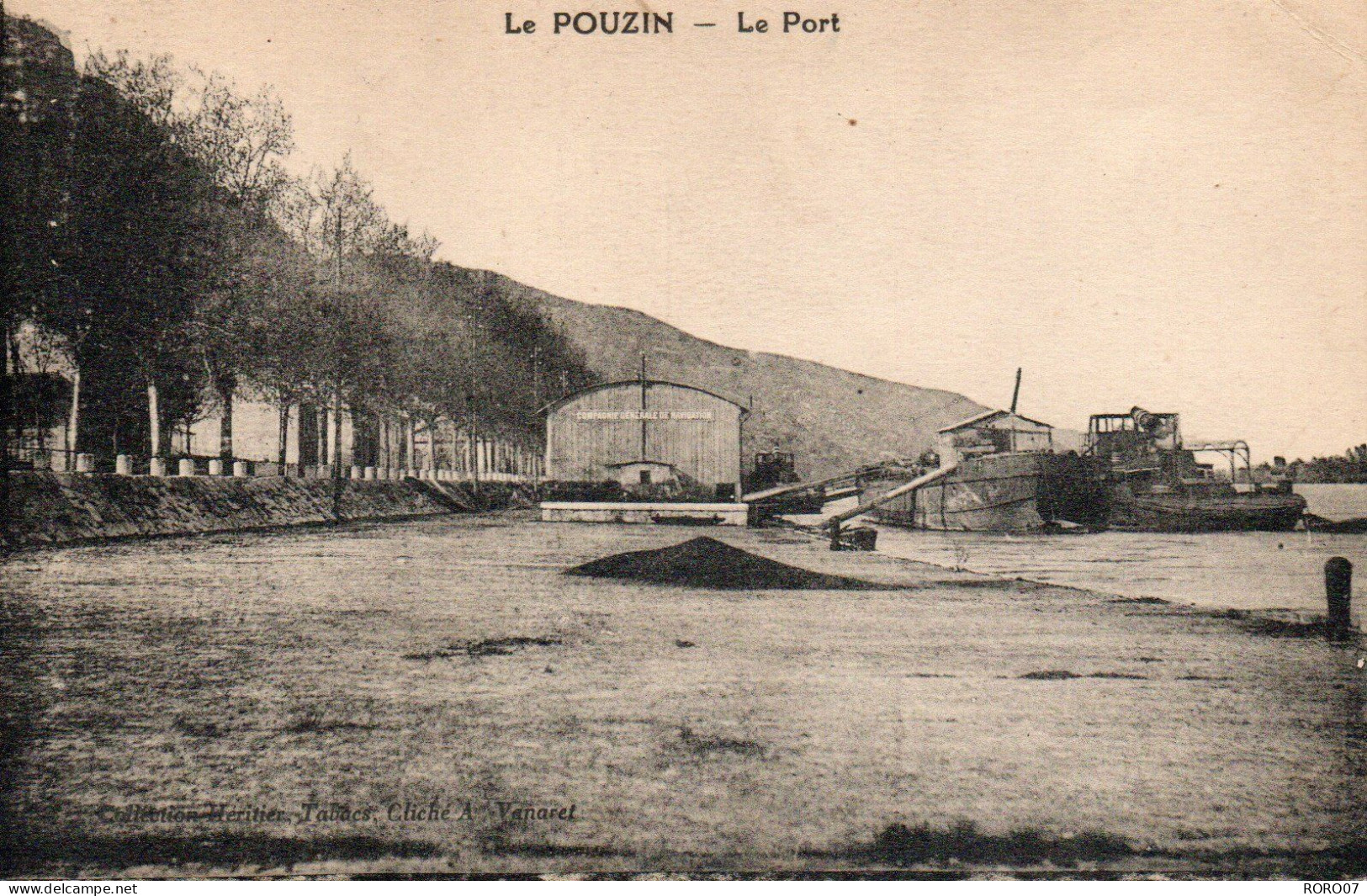 07 Ardèche Très Beau Plan LE POUZIN Le Port - Le Pouzin