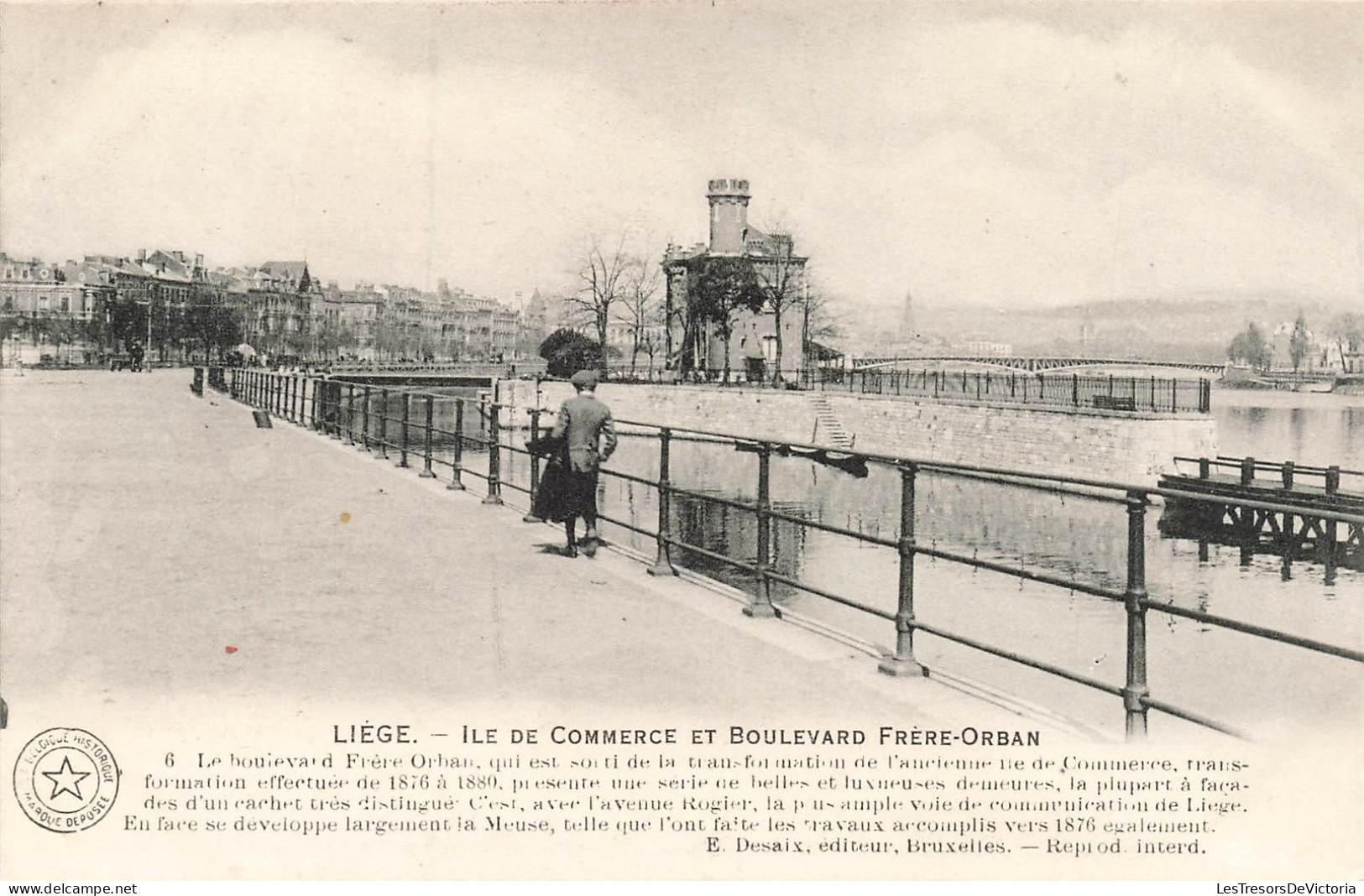 BELGIQUE - Liège - Ile De Commerce Et Boulevard Frère Orban - Carte Postale Ancienne - Liège
