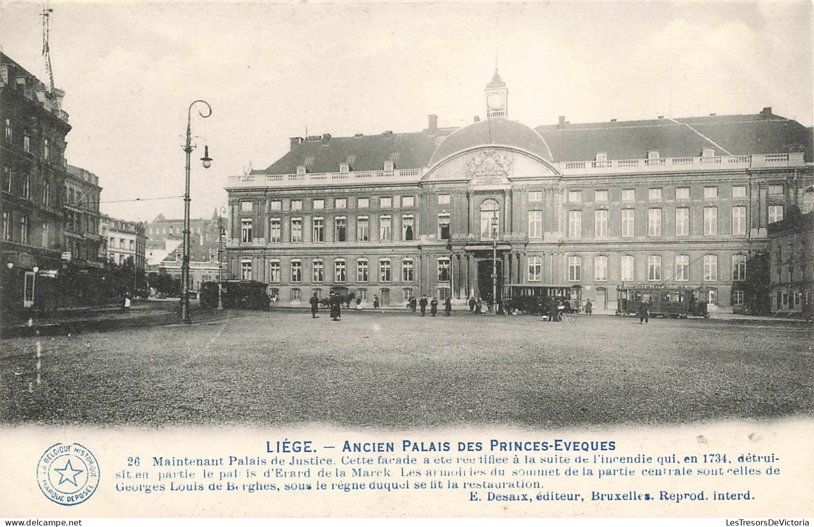 BELGIQUE - Liège - Vue Générale De L'ancien Palais Des Princes-Evêques - Carte Postale Ancienne - Liege