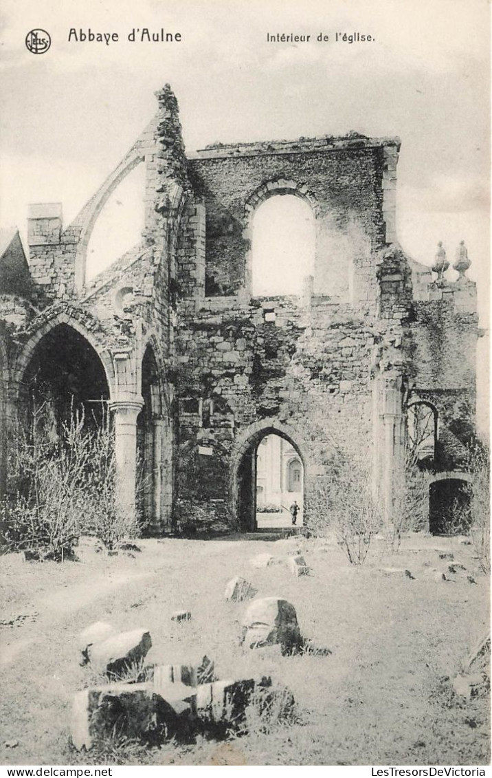 BELGIQUE - Thuin - Abbaye D'Aulne - Intérieur De L'église - Carte Postale Ancienne - Thuin