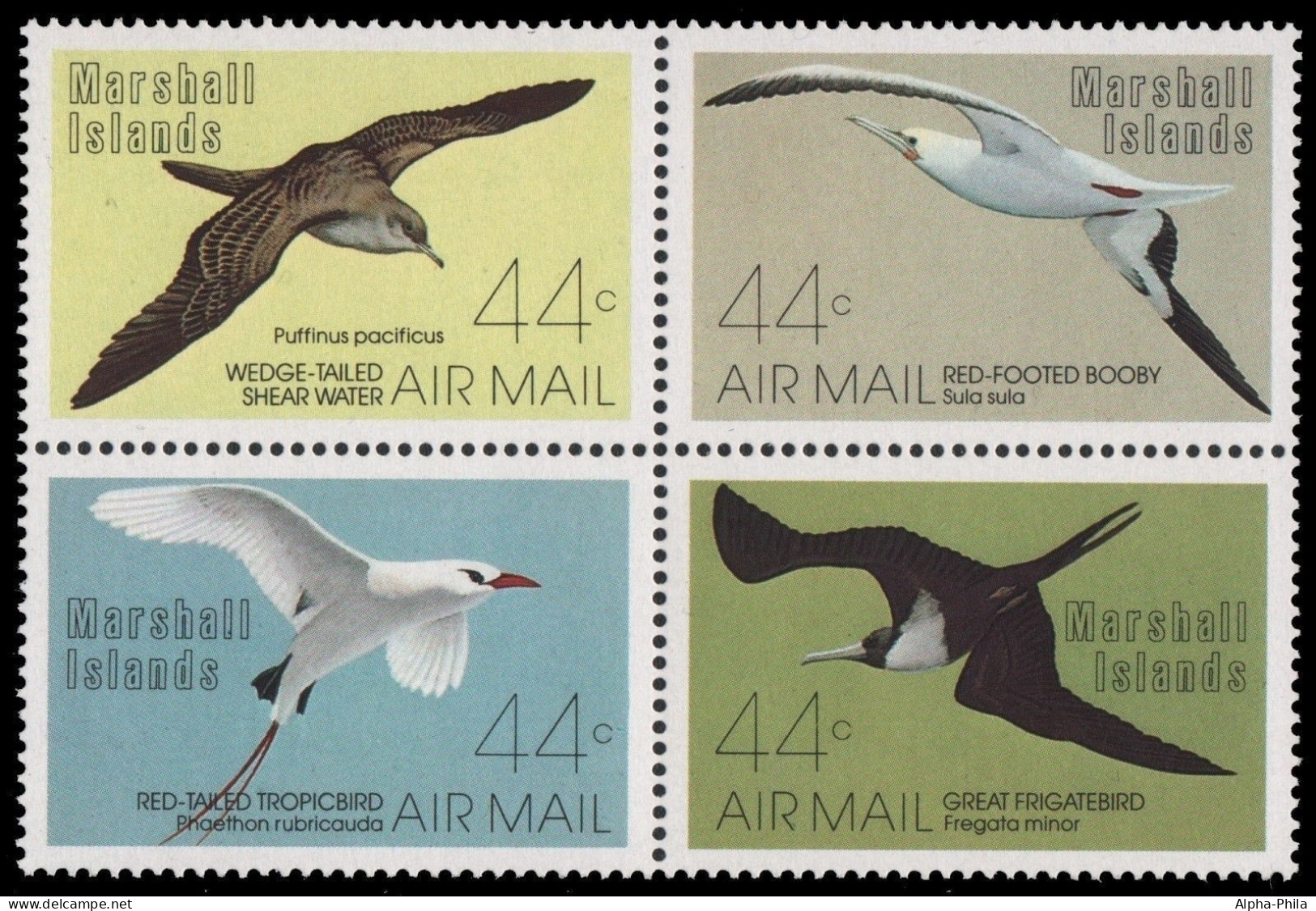 Marshall-Inseln 1986 - Mi-Nr. 105-108 ** - MNH - Vögel / Birds - Marshall