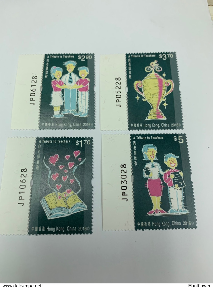 Hong Kong Stamp Teacher 2016 Same Nos. MNH Book - Unused Stamps