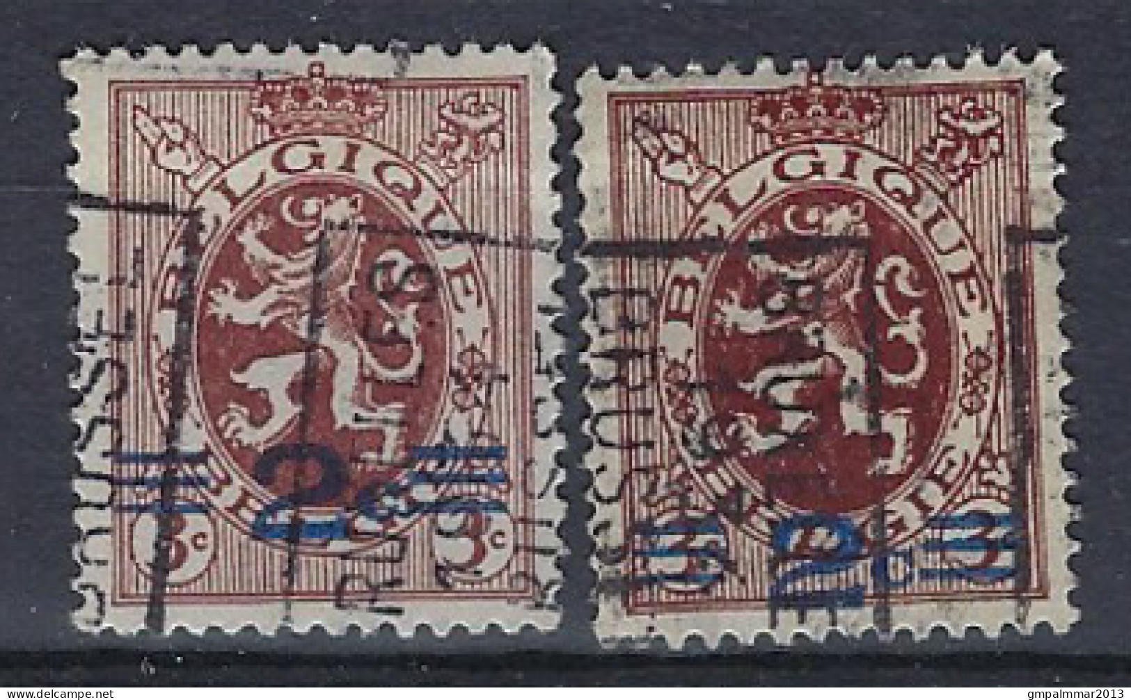 Zegel Nr. 315 Voorafgestempeld Nr. 6040 A + B  +  BRUXELLES 1934 BRUSSEL ;  Staat Zie Scan ! ​LOT 264 - Rollenmarken 1930-..