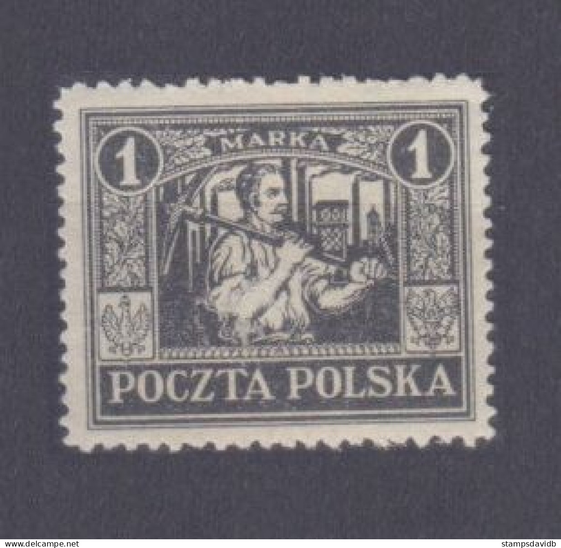 1922 Poland Regular Editions 7 Miners Worker 10,00 € - Neufs