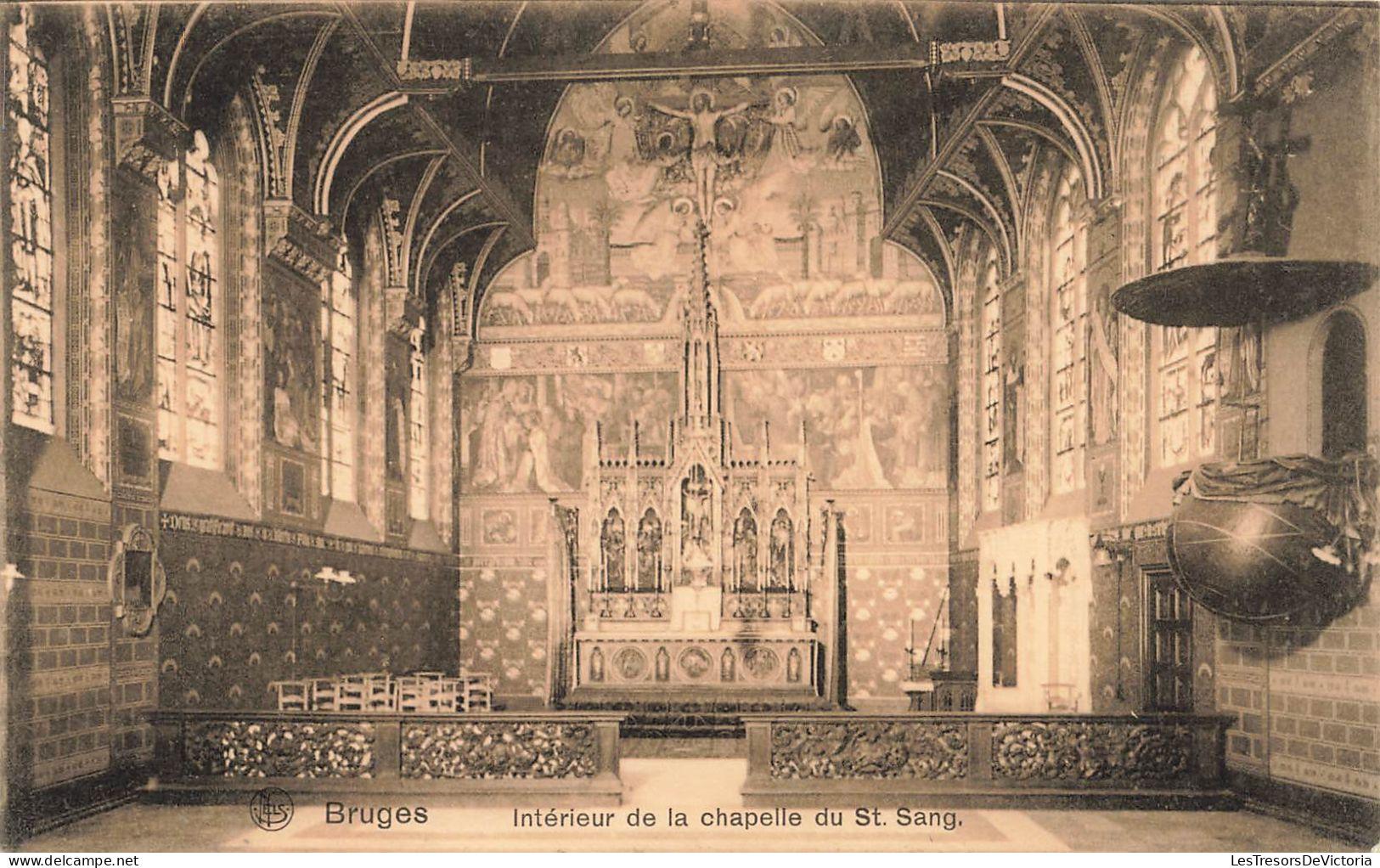 BELGIQUE - Bruges - Intérieur De La Chapelle Du Saint Sang - Carte Postale Ancienne - Brugge