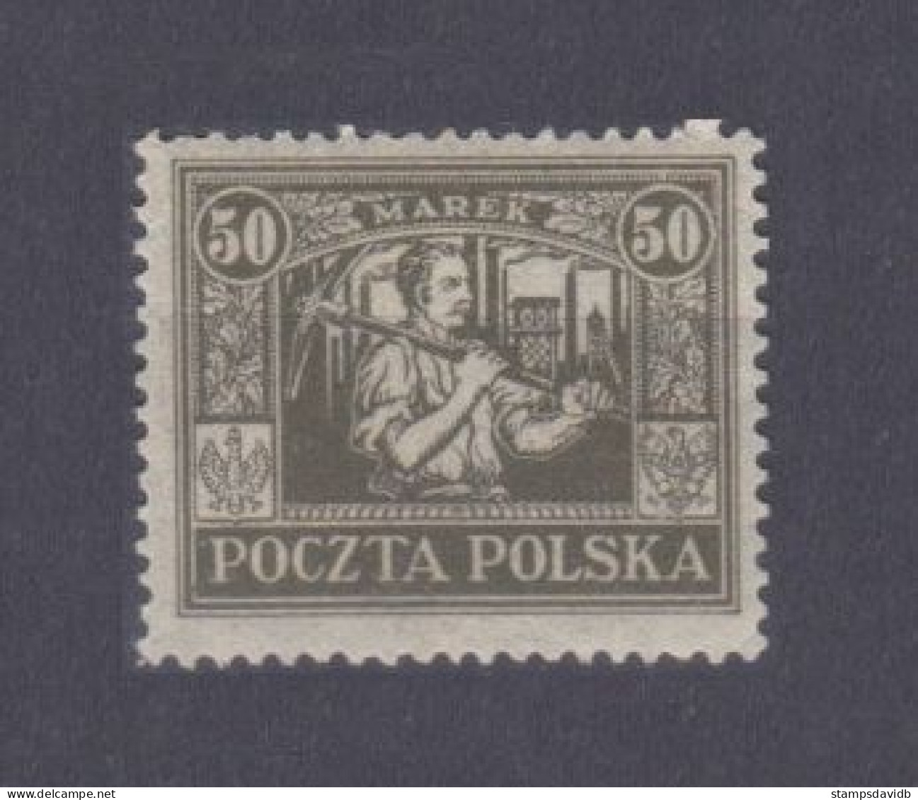 1922 Poland Regular Editions 16 Miners Worker 15,00 € - Neufs