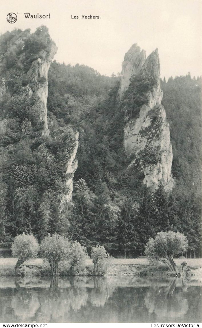 BELGIQUE - Hastière - Waulsort - Vue Sur Les Rochers - Carte Postale Ancienne - Hastière