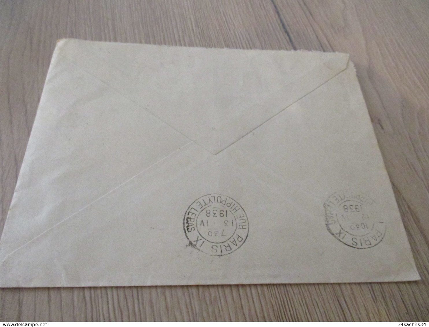 Lettre Colonies Françaises Côte D'Ivoire Abidjan Pour Paris 1938  1 TP - Storia Postale