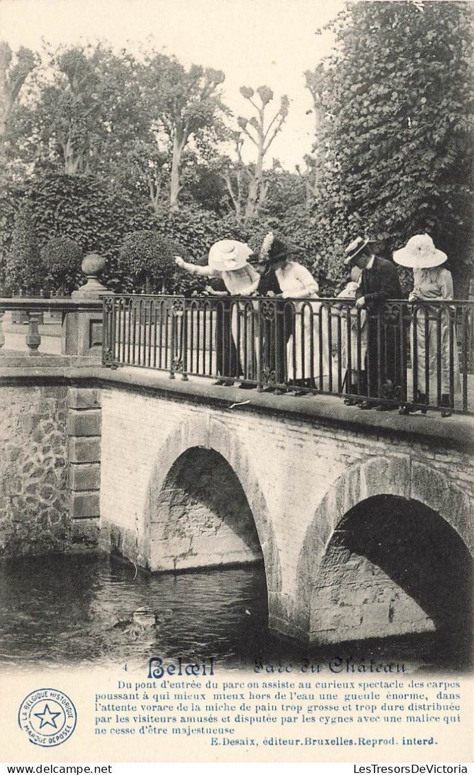 BELGIQUE - Beloeil - Parc Du Château - Vue Sur Le Pont D'entrée Du Parc - Carte Postale Ancienne - Belöil