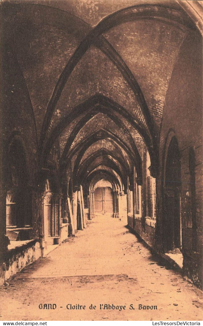 BELGIQUE - Gand - Vue Sur Le Cloitre De L'abbaye S.Bavon - Carte Postale Ancienne - Gent