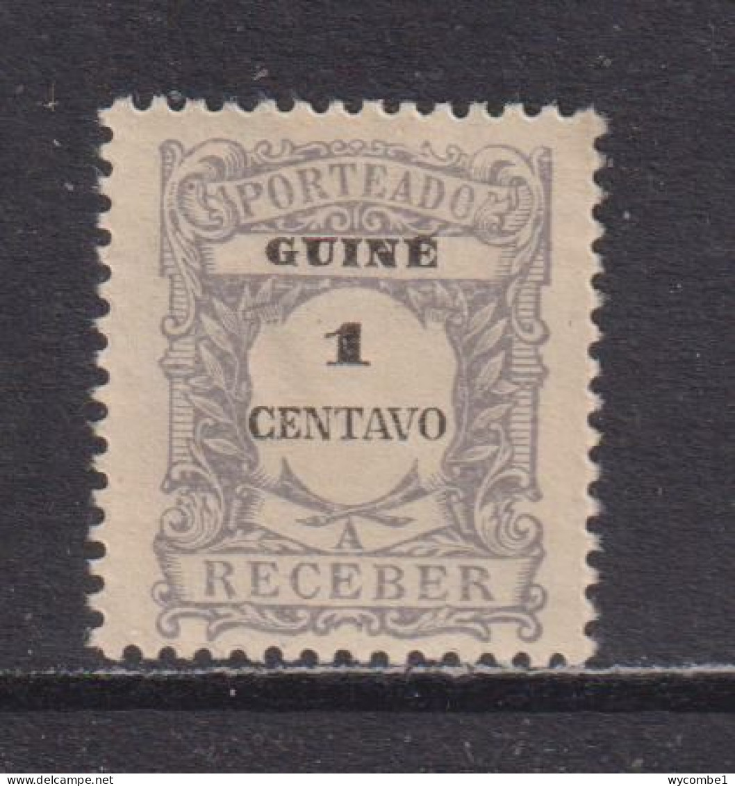 PORTUGUESE GUINEA - 1921 Postage Due 1c Hinged Mint - Portugees Guinea