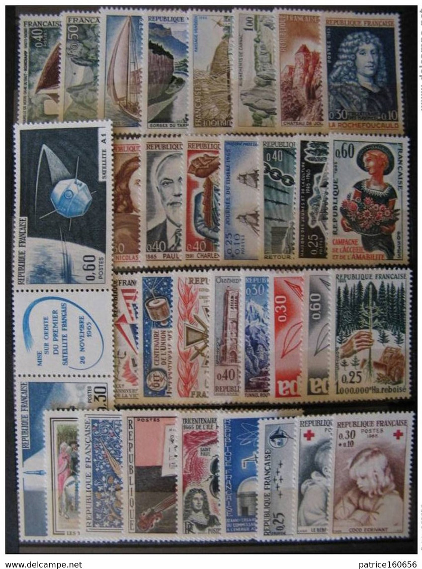 TB Année Complète 1965: Du N° 1435 Au N° 1467 Avec 1465A Au Lieu Des Timbres 1464 Et 1465 ( Neufs XX ). - 1960-1969