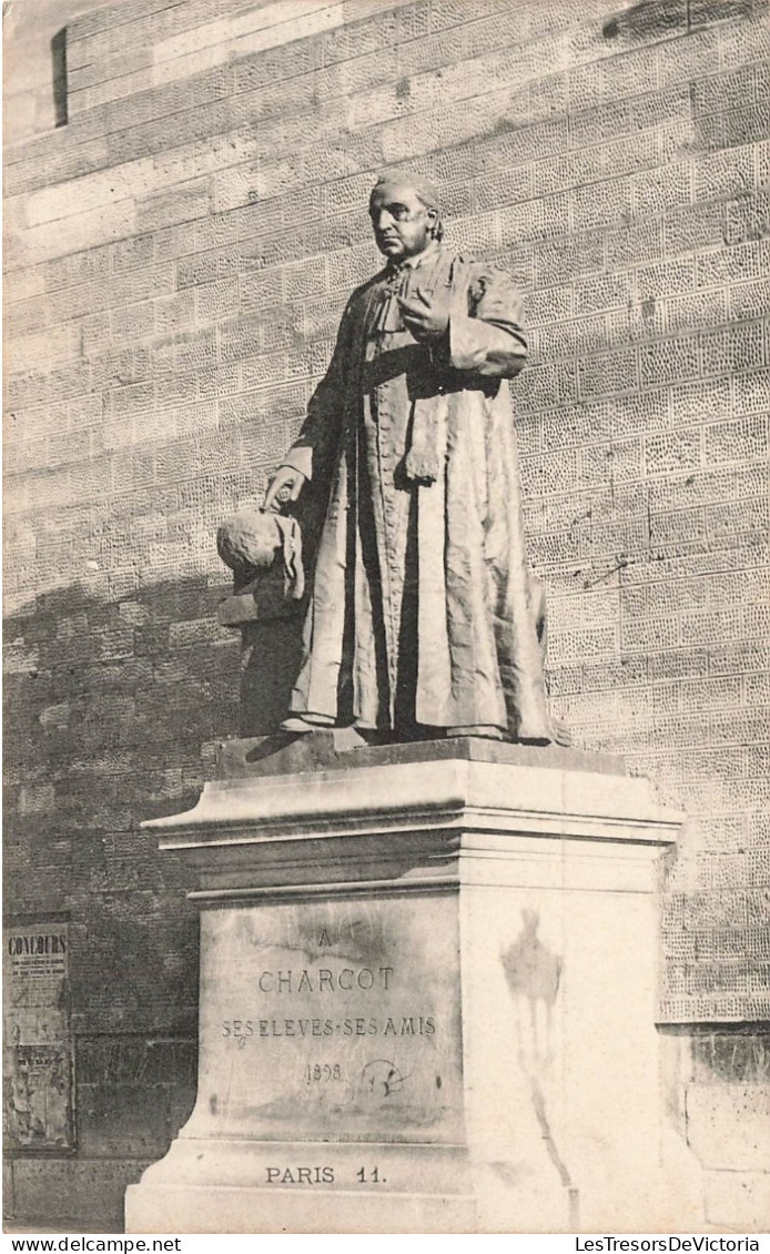 FRANCE - Paris 11 - Statue De Charcot - Ses élèves Ses Amis  - Carte Postale Ancienne - Paris (11)