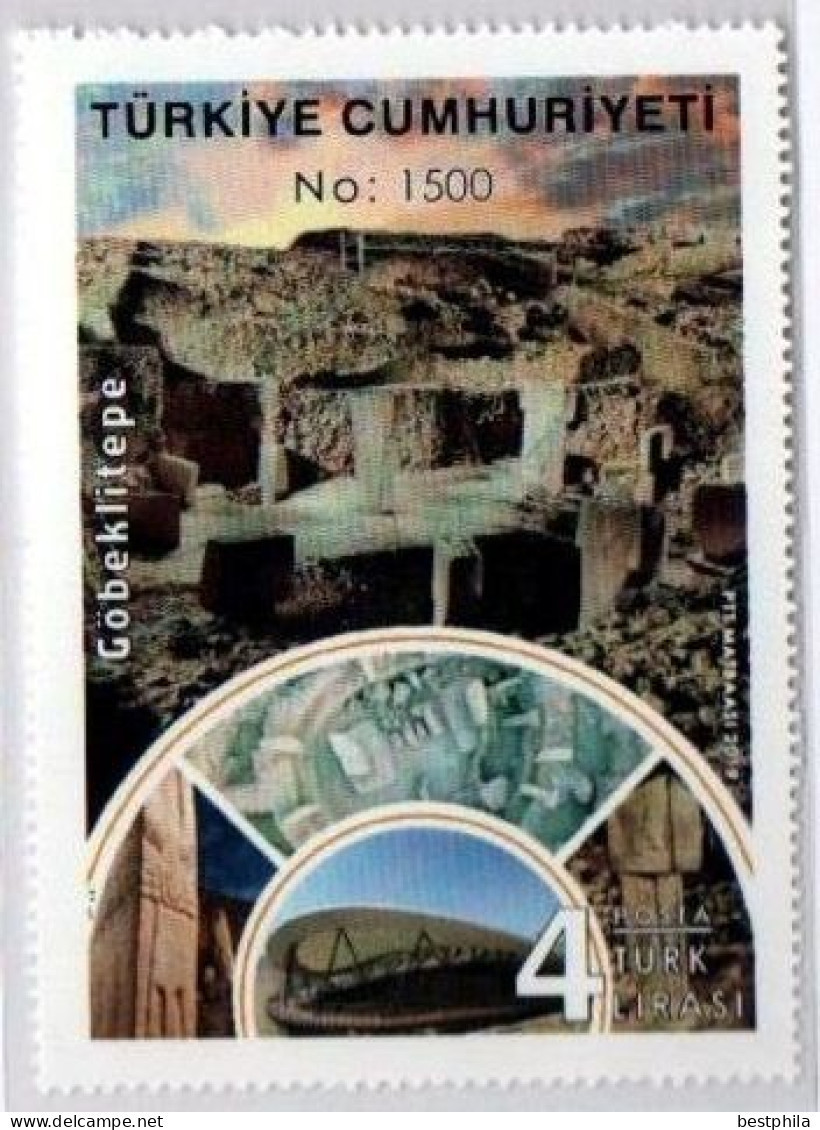 Turkey, Türkei - 2019 - Göbeklitepe In Sanliurfa // 1.Mini S/Sheet ** With Serial Numbers ** MNH - Unused Stamps