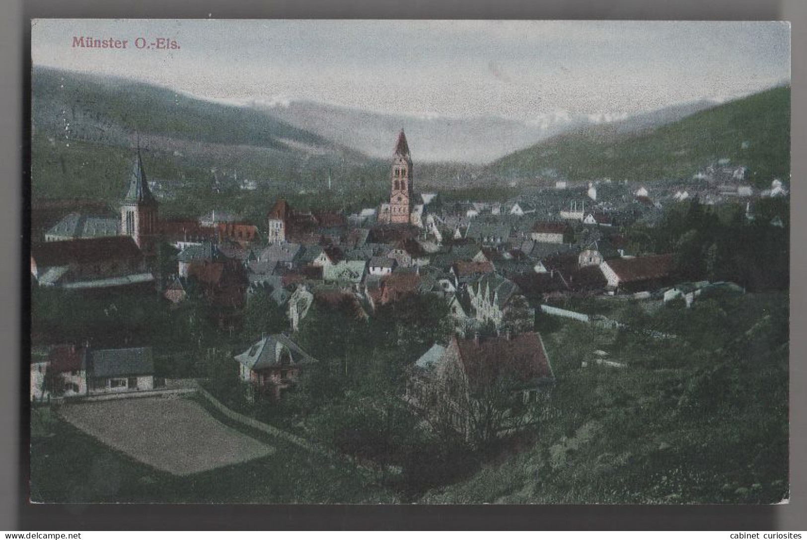 MUNSTER O Els - 1911 - Allemagne - Belle Vue Du Village - Colorisée - Munster