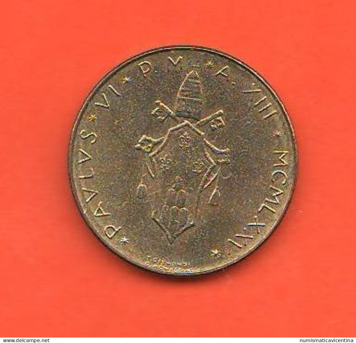 Vaticano 20 Lire 1975 Vatican City Bronze Coin - Vatican