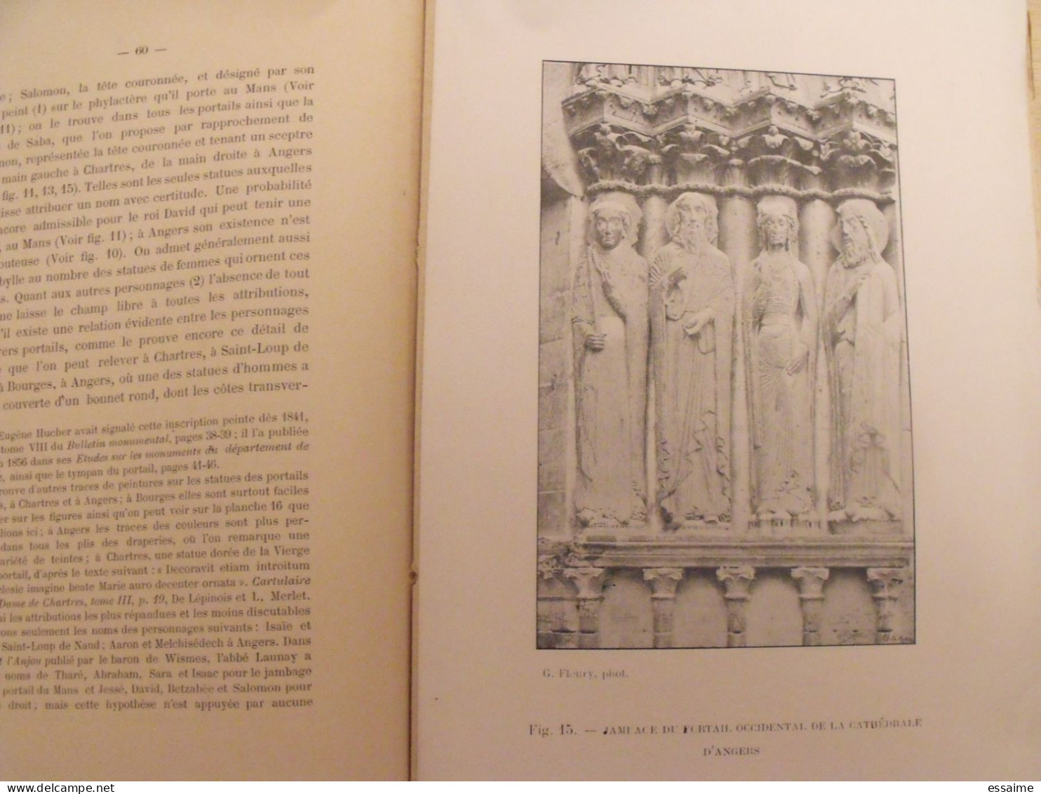 revue historique et archéologique du Maine. année 1903, 1er semestre (3 livraisons). tome LIII. Mamers, Le Mans