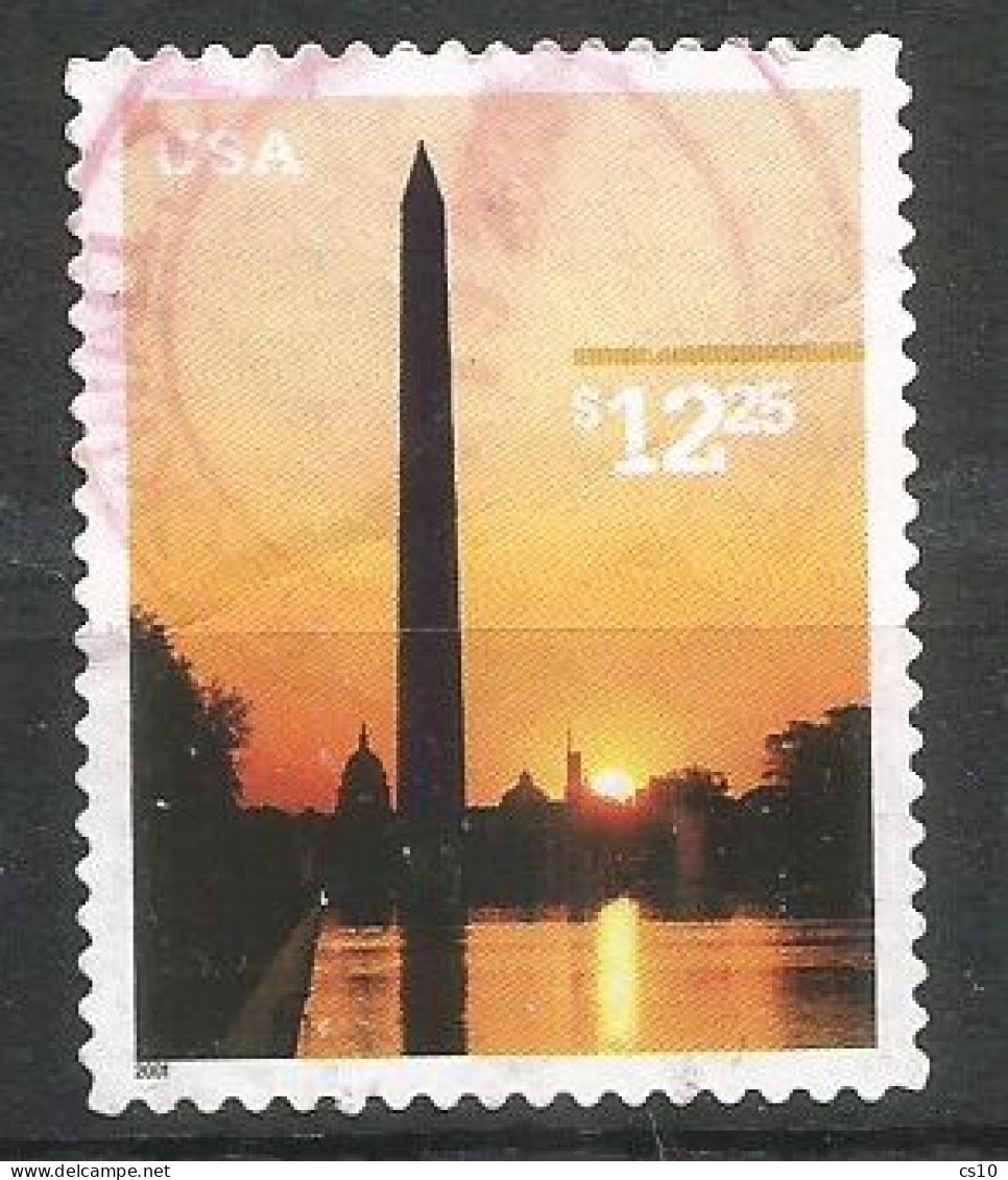 USA Express Mail HV High Value 2000 Obelisk Washington Monument $.12.25 In VFU Condition SC.# 3473 - Collezioni & Lotti