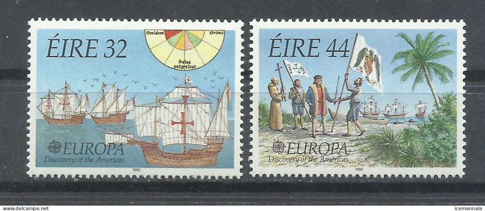 IRLANDA   YVERT  795/96     MNH  ** - Cristóbal Colón