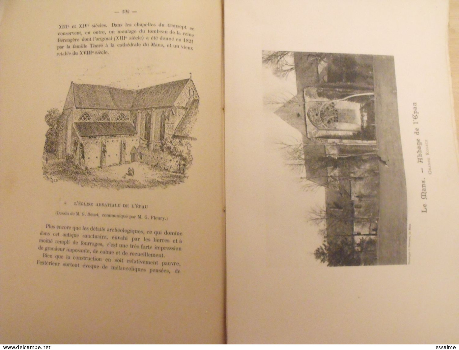 revue historique et archéologique du Maine. année 1903, 2ème semestre (3 livraisons). tome LIV. Mamers, Le Mans