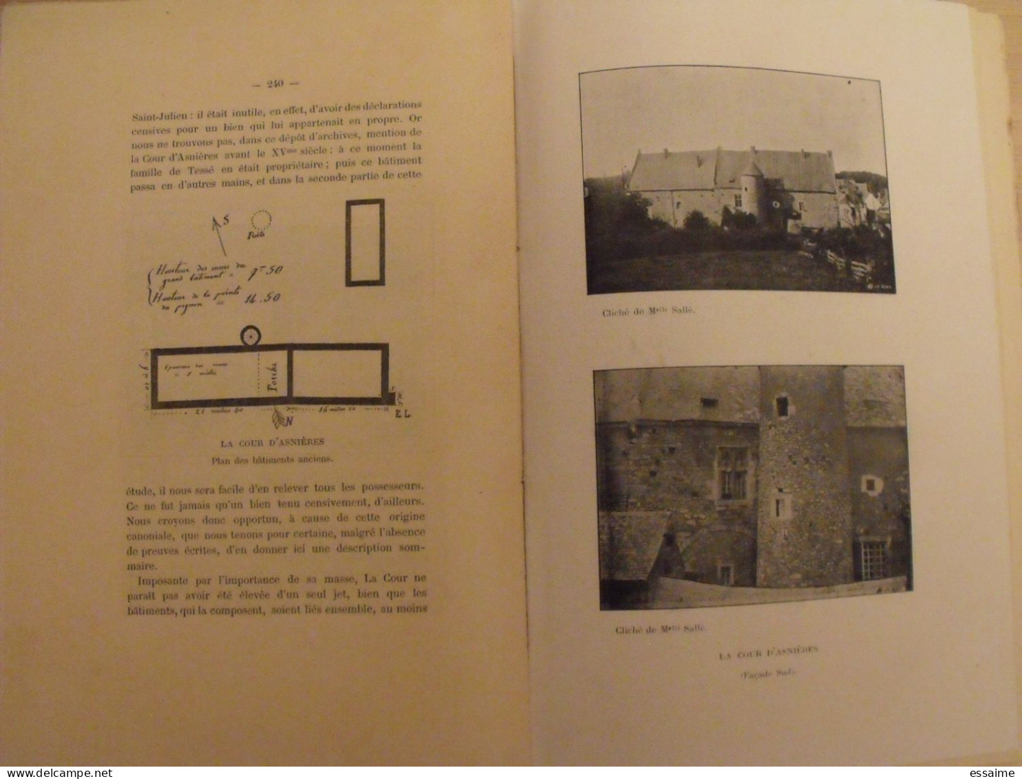 revue historique et archéologique du Maine. année 1904, 1er semestre (3 livraisons). tome LV. Mamers, Le Mans