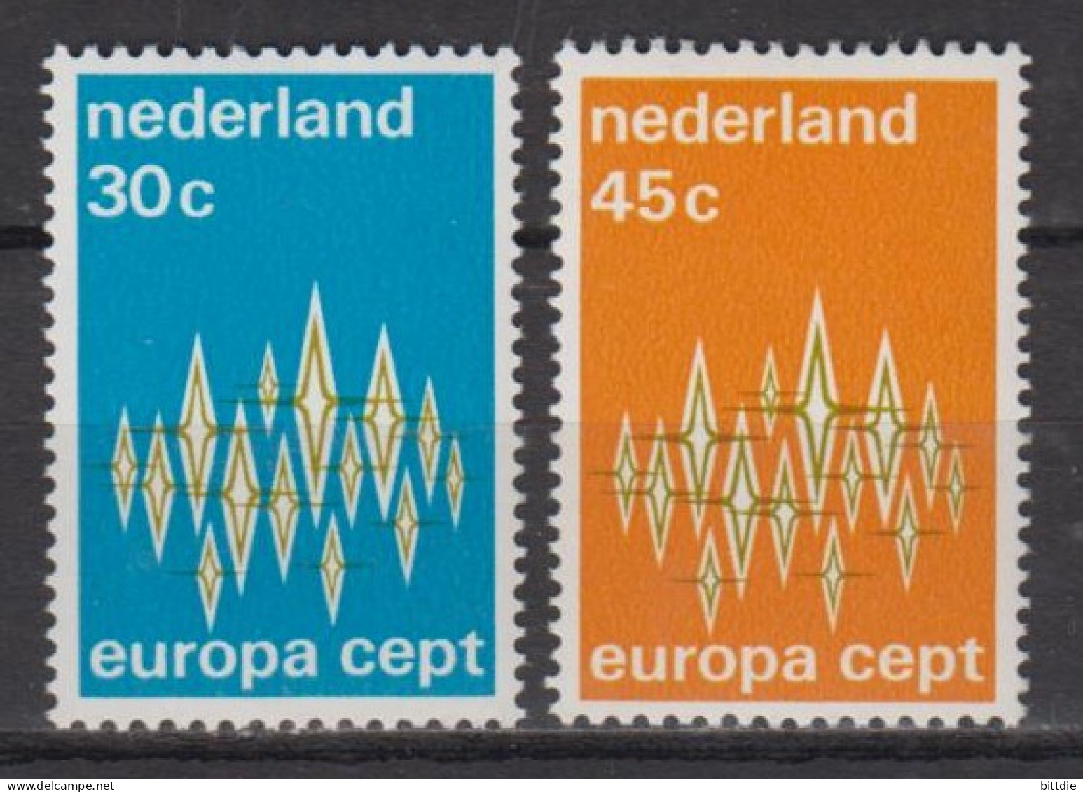 Europa/Cept, NL  987/88 , Xx  (K 2688) - 1972