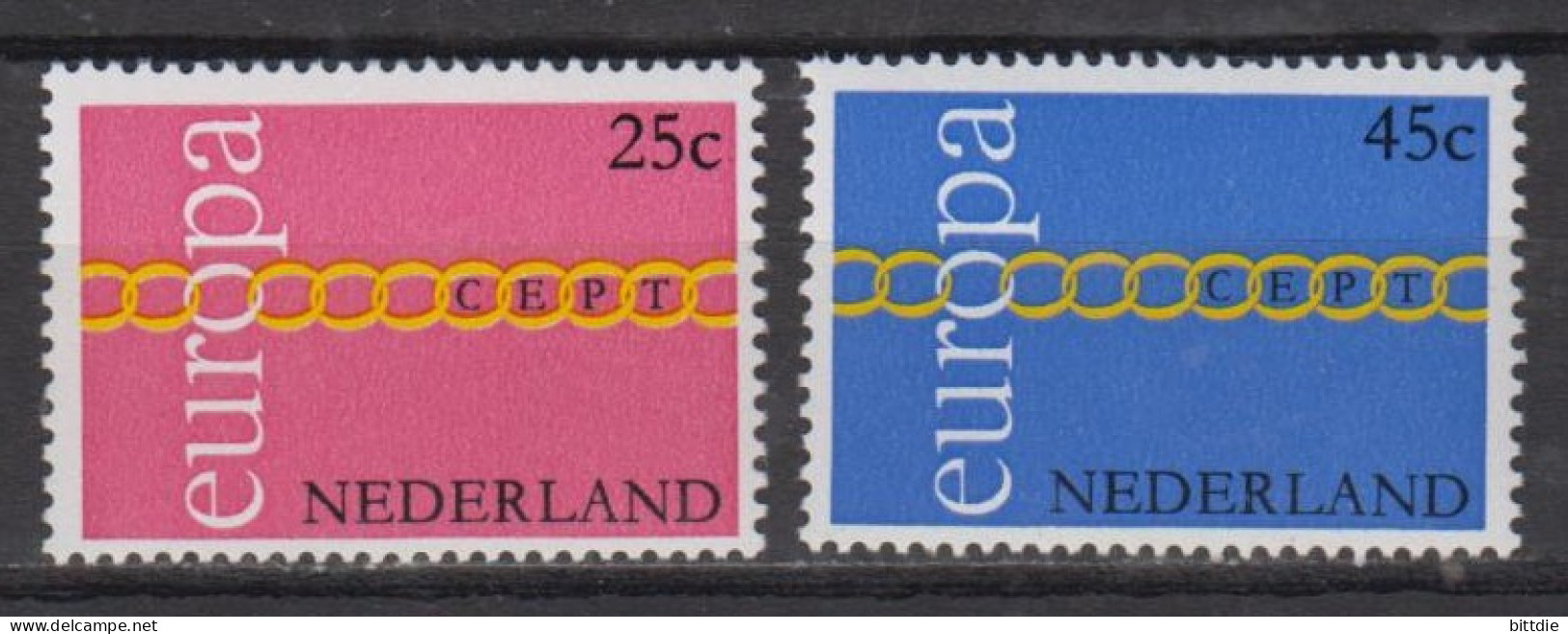 Europa/Cept, NL  963/64 , Xx  (K 2689) - 1971