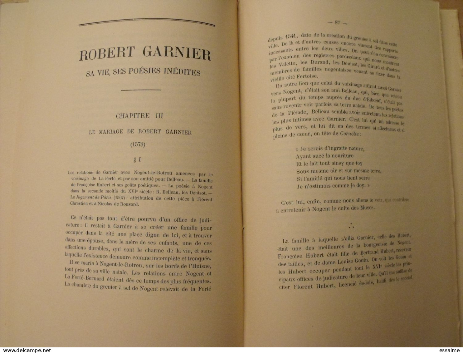 revue historique et archéologique du Maine. année 1904, 2ème semestre (3 livraisons). tome LVI. Mamers, Le Mans