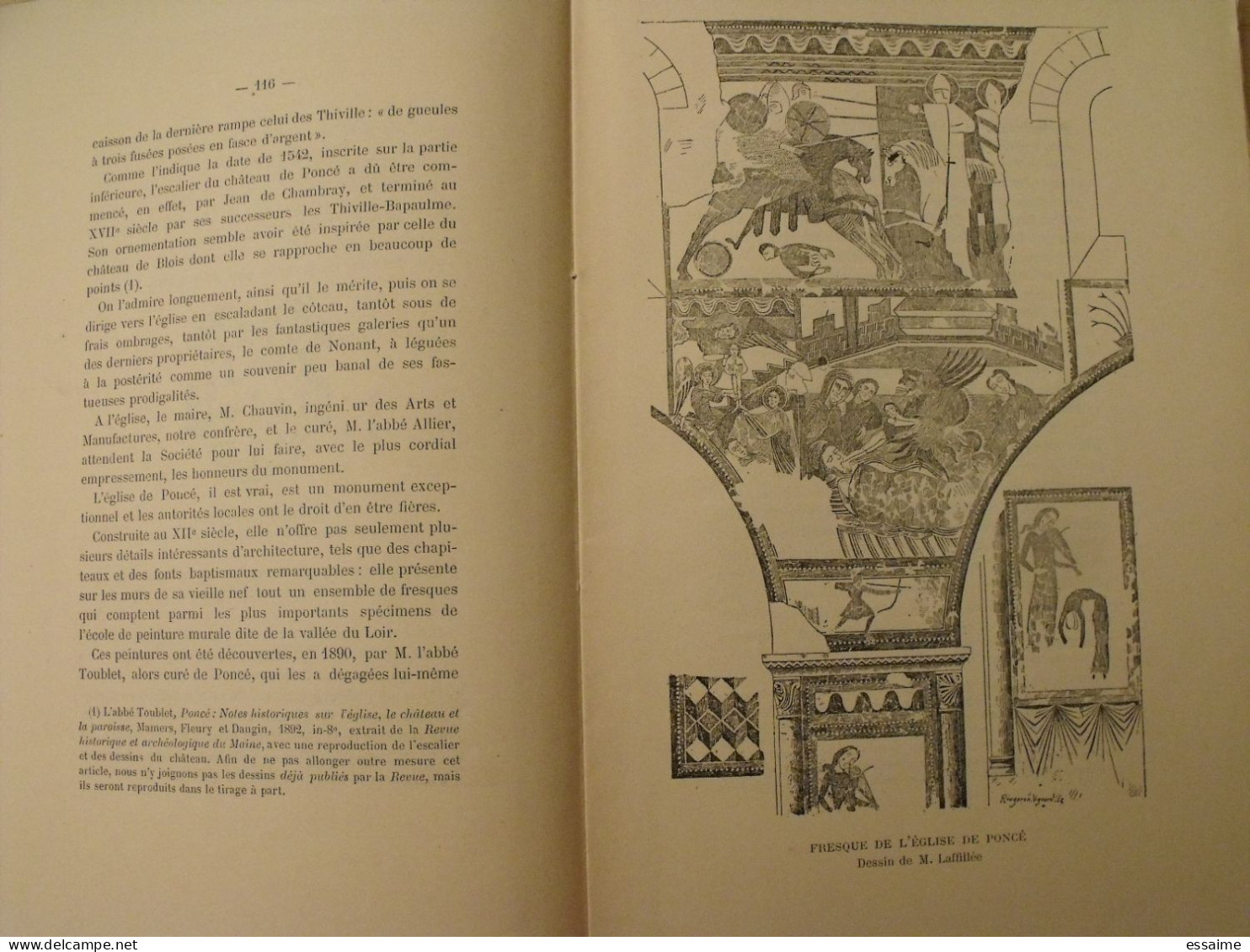 revue historique et archéologique du Maine. année 1904, 2ème semestre (3 livraisons). tome LVI. Mamers, Le Mans