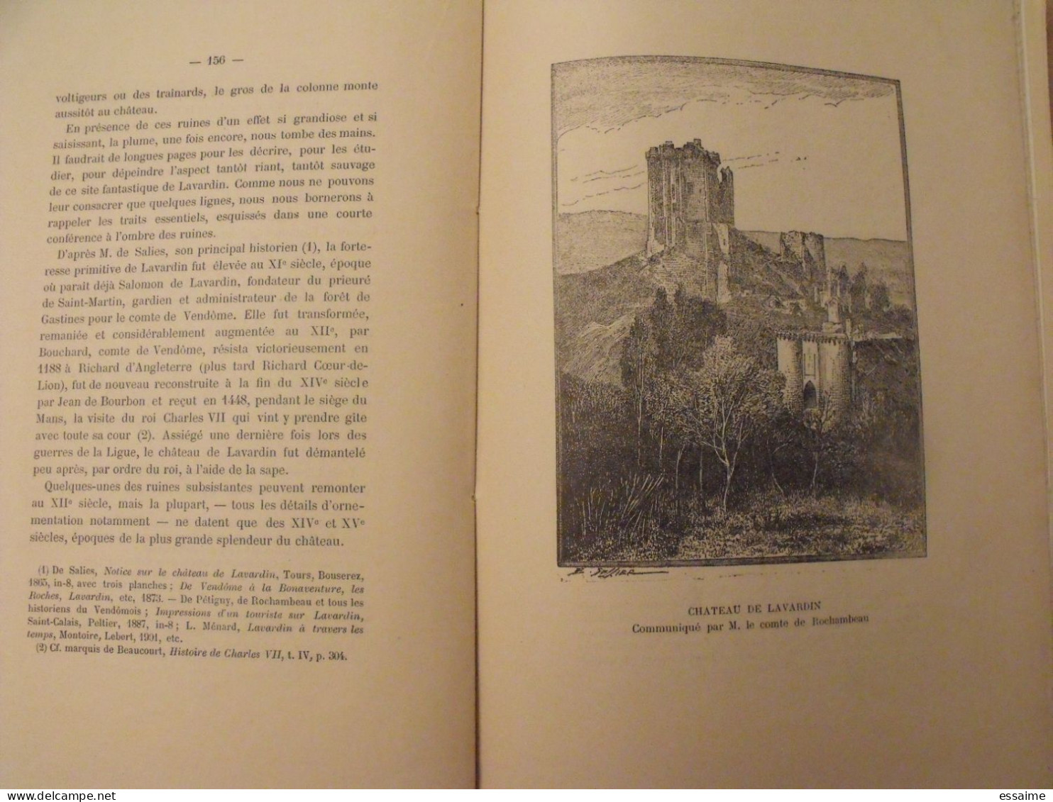 revue historique et archéologique du Maine. année 1904, 2ème semestre (3 livraisons). tome LVI. Mamers, Le Mans