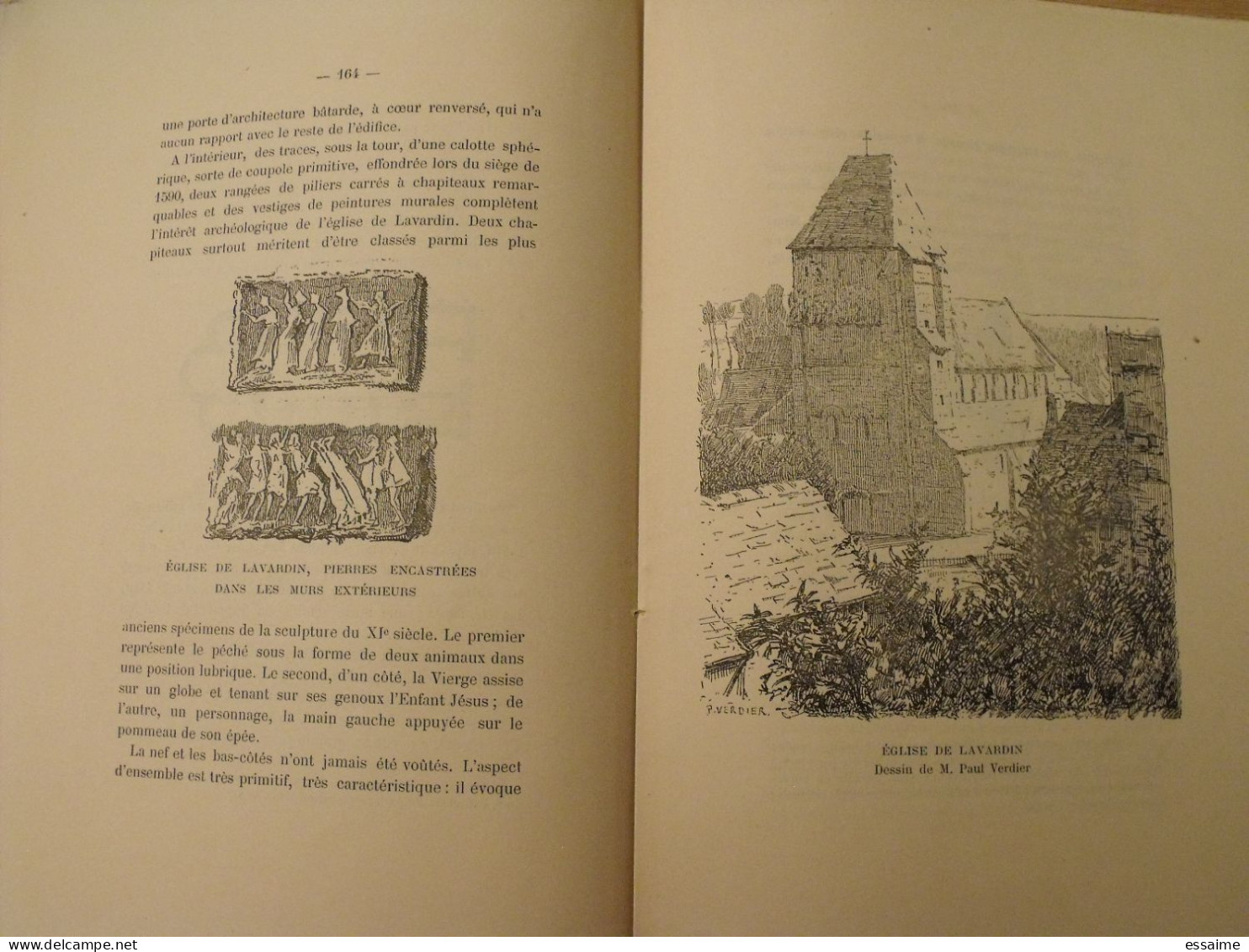 revue historique et archéologique du Maine. année 1904, 2ème semestre (3 livraisons). tome LVI. Mamers, Le Mans