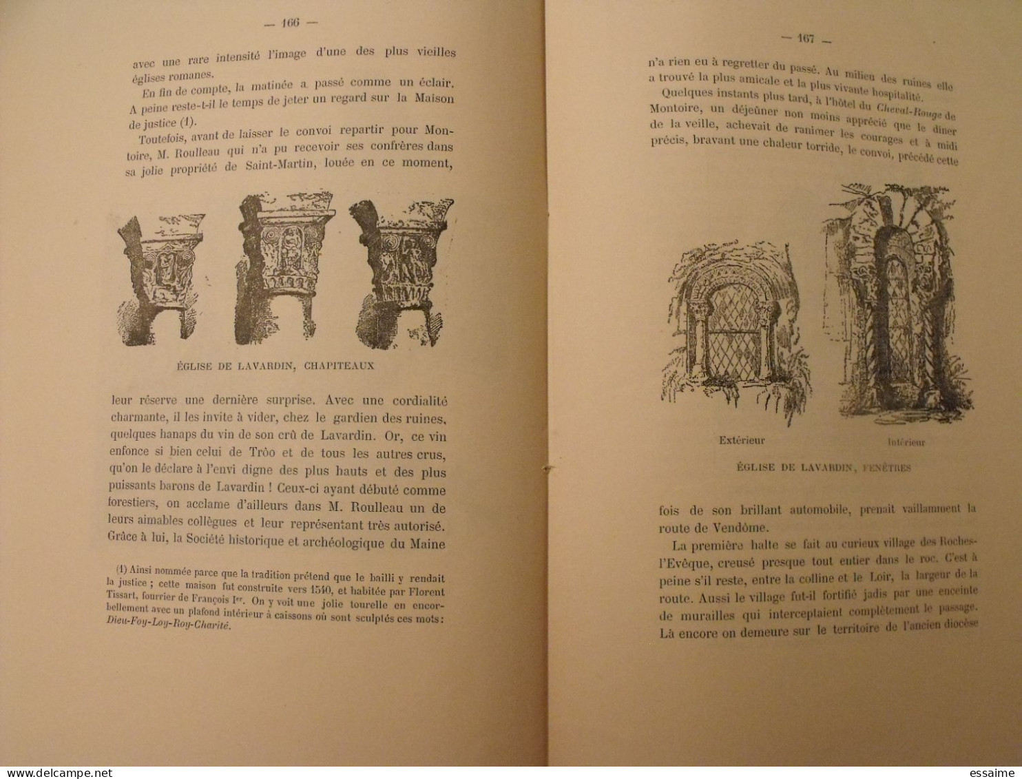 revue historique et archéologique du Maine. année 1904, 2ème semestre (3 livraisons). tome LVI. Mamers, Le Mans