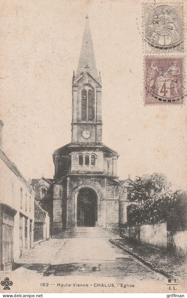 CHALUS L'EGLISE 1903 PRECURSEUR TBE - Chalus