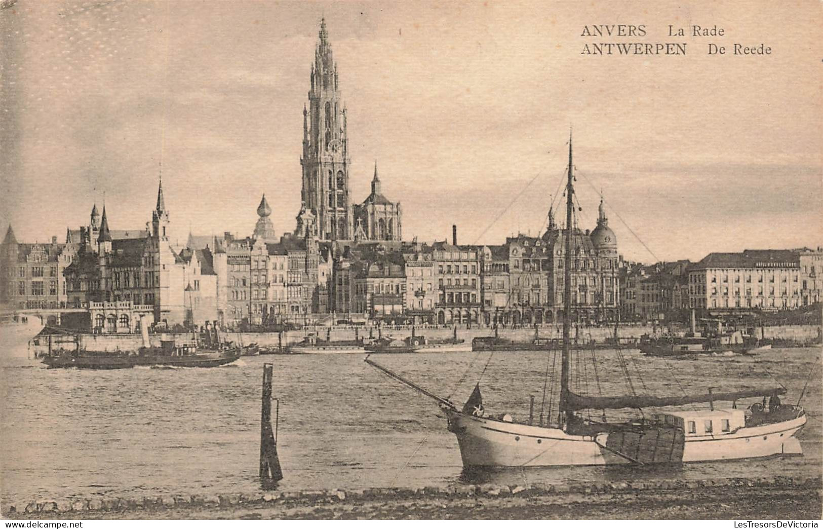 BELGIQUE - Anvers - La Rade - Bateaux - Carte Postale Ancienne - Antwerpen