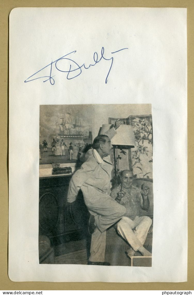 Jacqueline Caurat (1927-2021) - Présentatrice Française - Autographe + Photo - Television & Internet