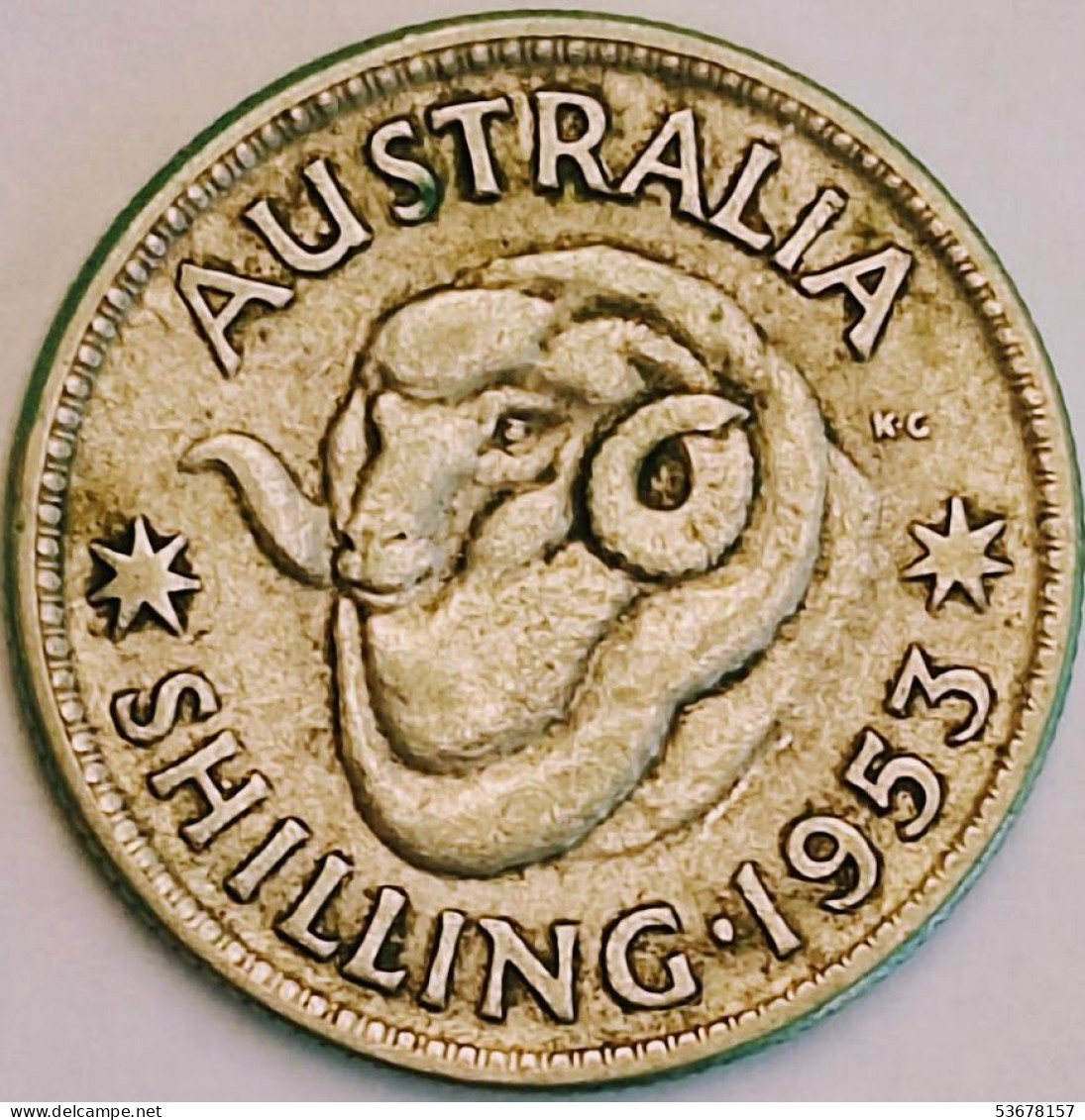 Australia - Shilling 1953, KM# 53, Silver (#2780) - Shilling