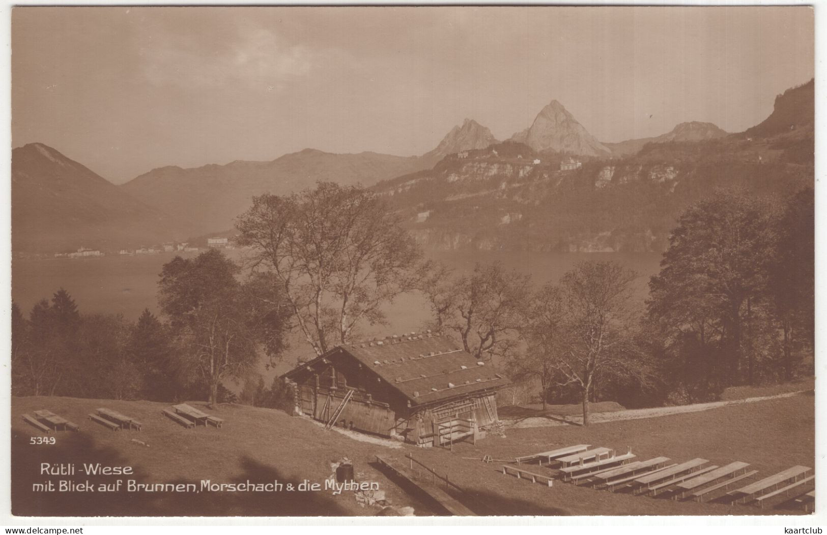 Rütli-Wiese Mit Blick Auf Brunnen, Morschach & Die Mythen - (Switzerland/Suisse/Svizzera/Schweiz) - Seelisberg