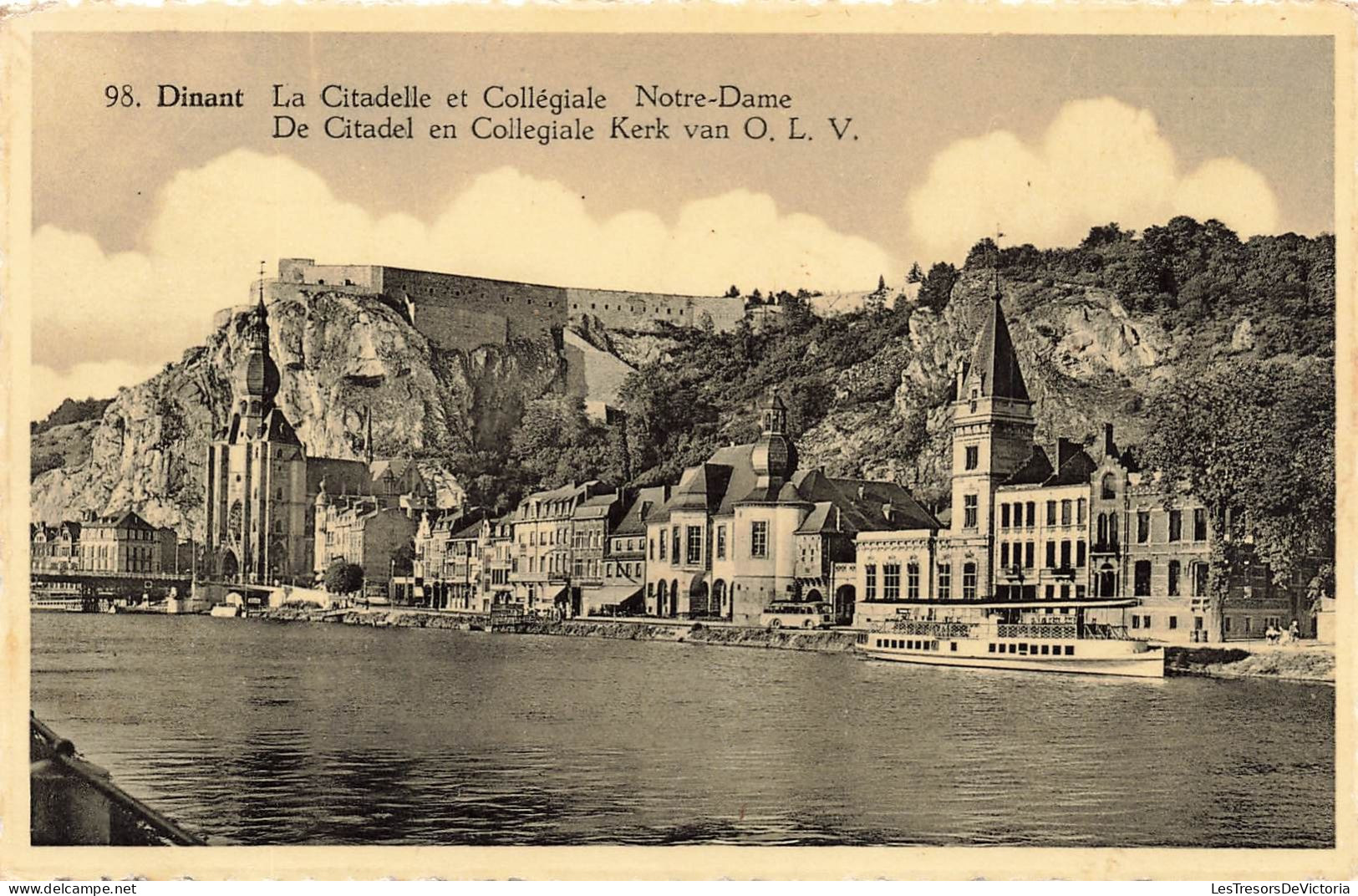 BELGIQUE - Dinant - La Citadelle Et Collégiale Notre-Dame - Carte Postale Ancienne - Dinant