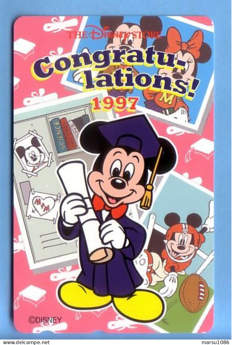 Japan Japon Telefonkarte Télécarte Phonecard Telefoonkaart - Disney  MINT  Nr. 110 - 186710 - Disney