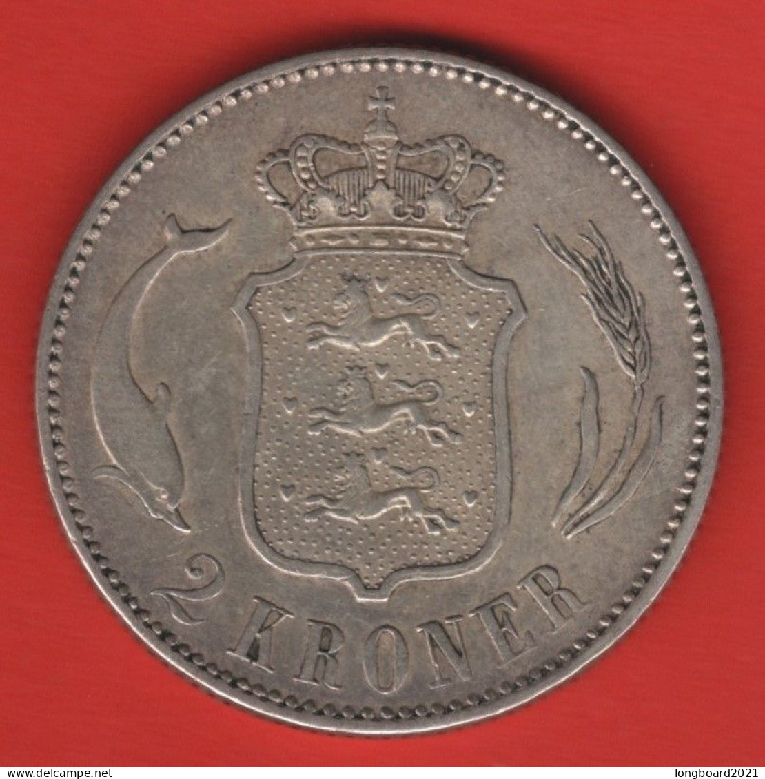 DENMARK - 2 KRONER 1916 -SILVER- - Danemark