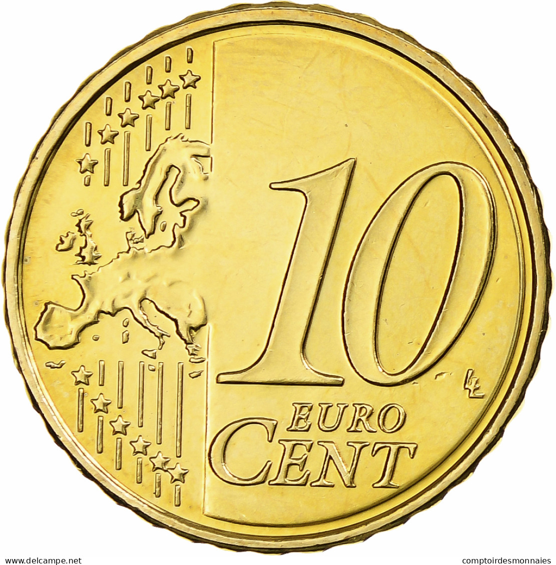 Estonie, 10 Euro Cent, 2011, Vantaa, BU, FDC, Or Nordique, KM:64 - Estonie