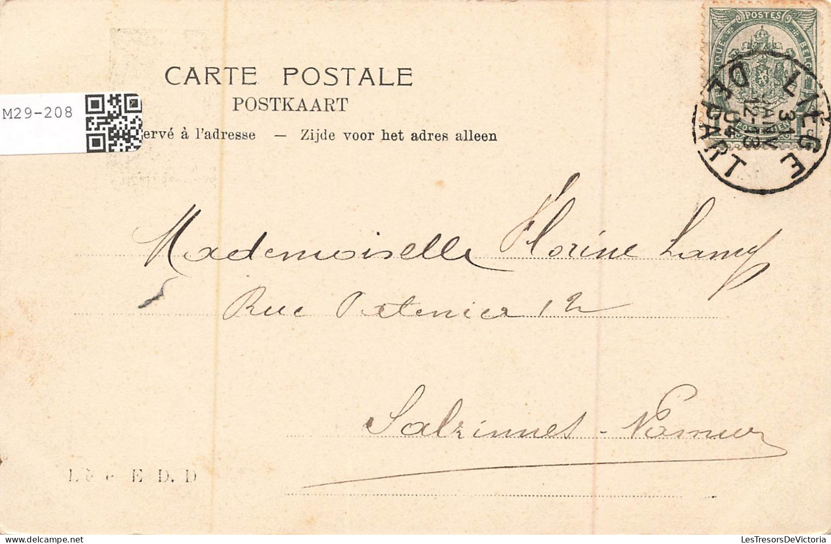BELGIQUE - Liège - La Meuse, La Passerelle Et La Poste Centrale - Animé - Carte Postale Ancienne - Liege