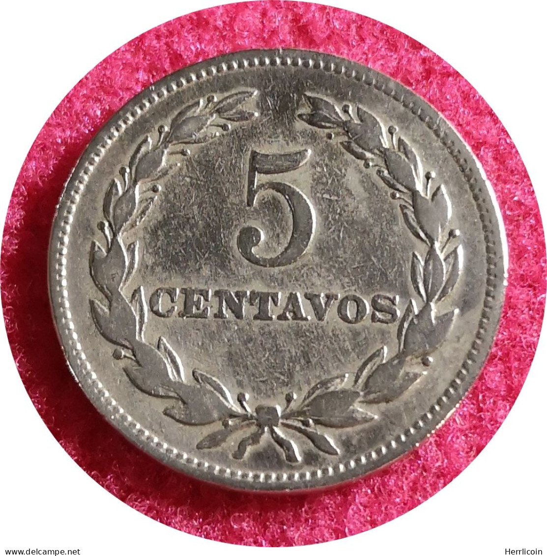 Monnaie Salvador - 1966 - 5 Centavos - El Salvador