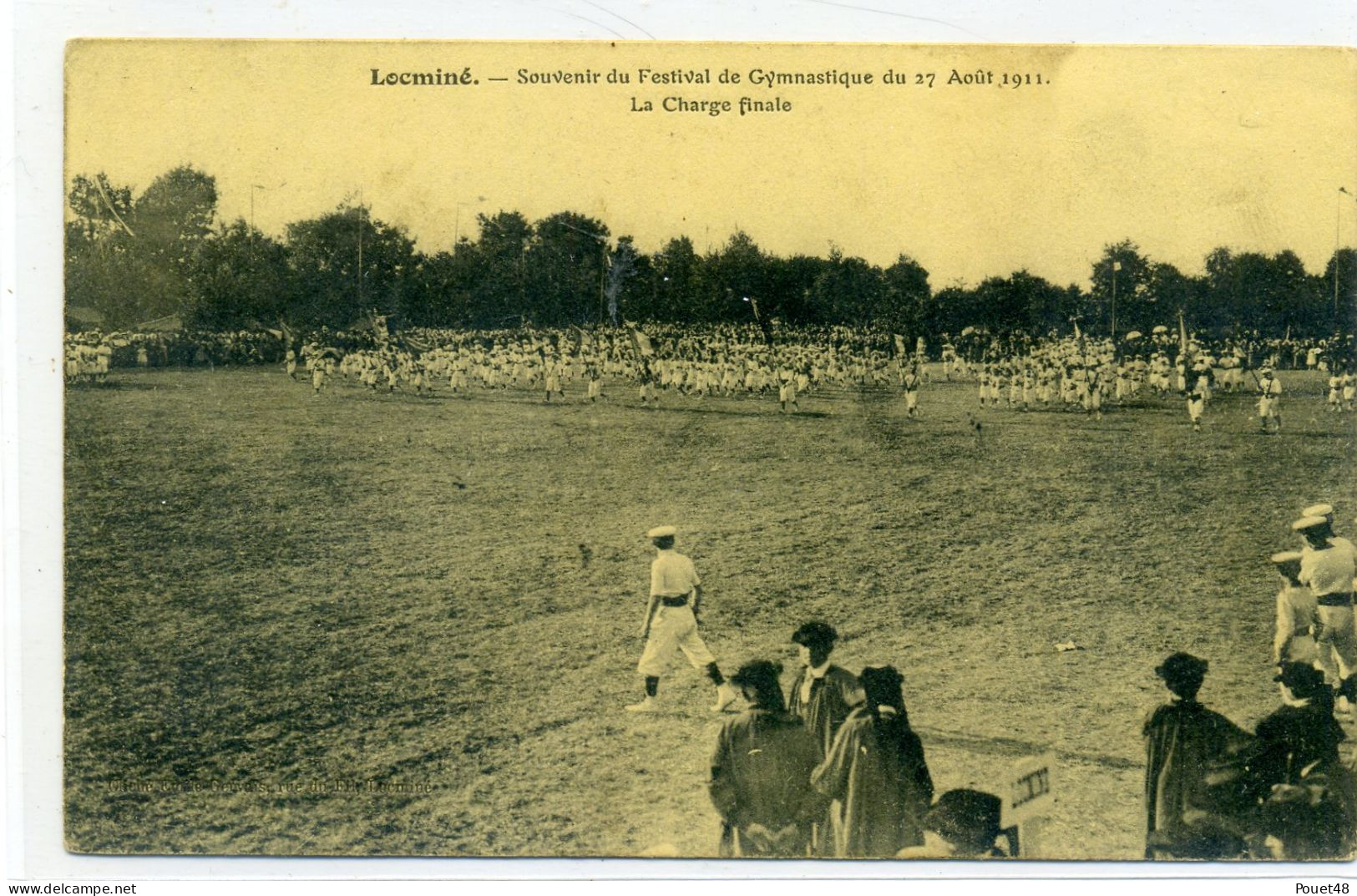 56 - LOCMINE - Souvenir Du Festival De Gymnastique - La Charge Finale. - Locmine