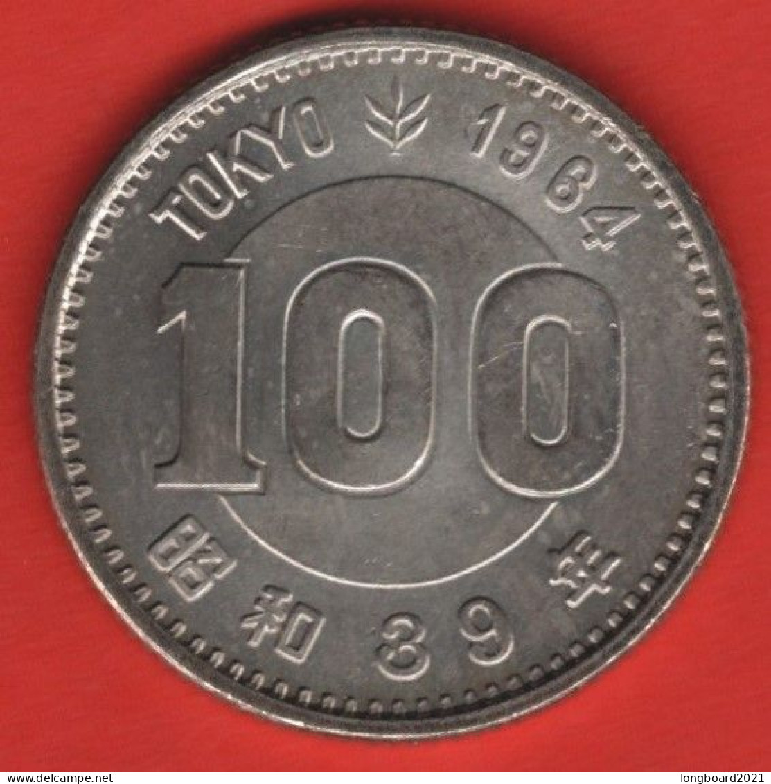 JAPAN - 100 YEN 1964 OLYMPICS -SILVER- - Japón