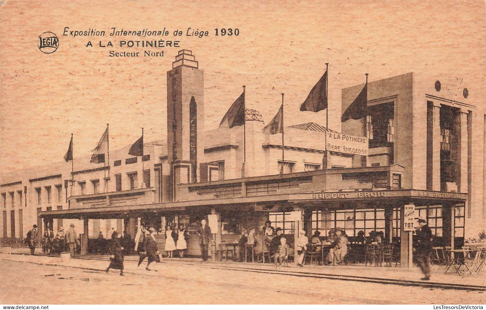 BELGIQUE - Exposition Internationale De Liège 1930 - A La Potinière Secteur Nord - Animé - Carte Postale Ancienne - Liège