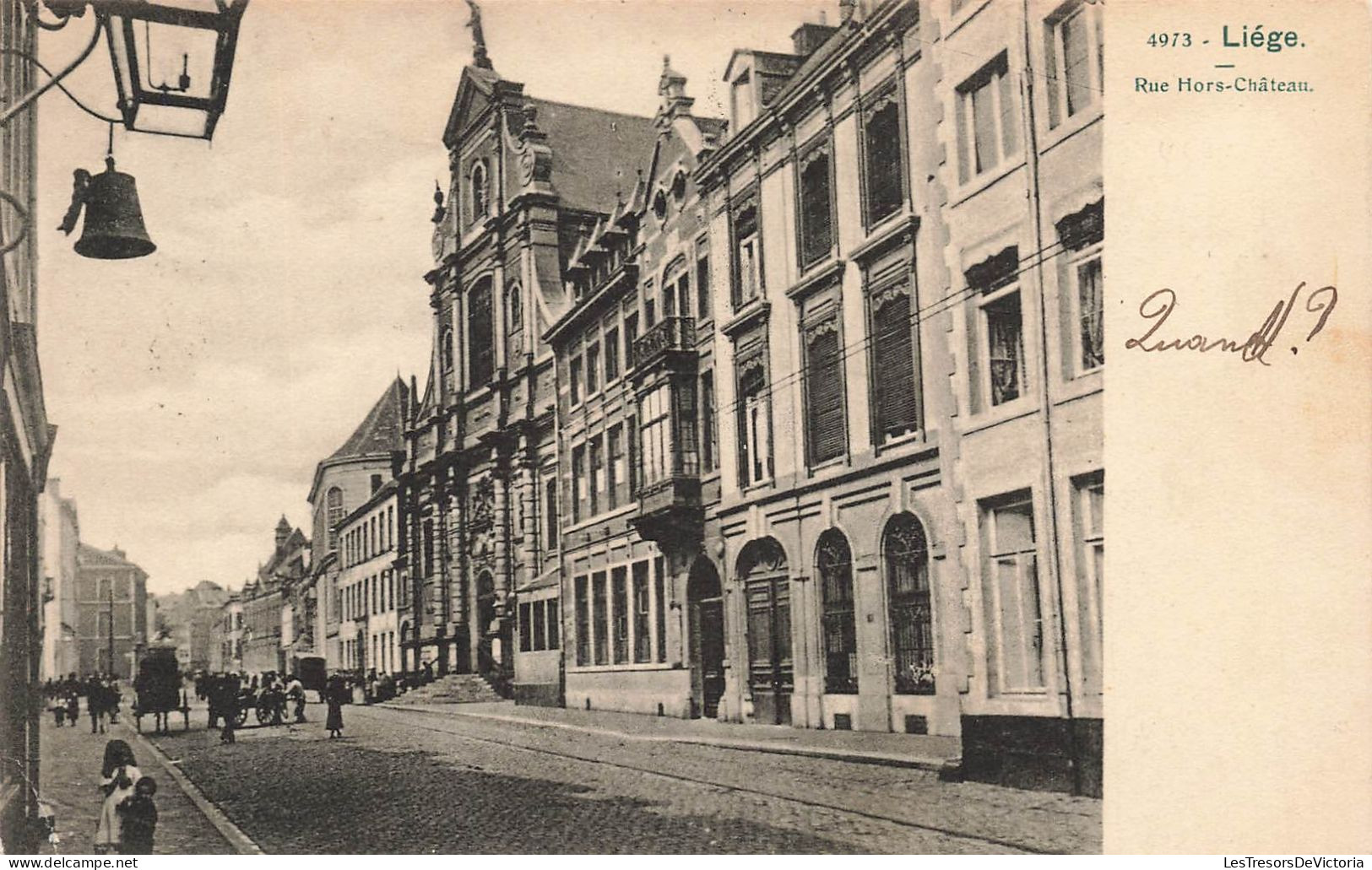 BELGIQUE - Liège - Rue Hors Chateau - Animé - Dos Non Divisé - Carte Postale Ancienne - Liege